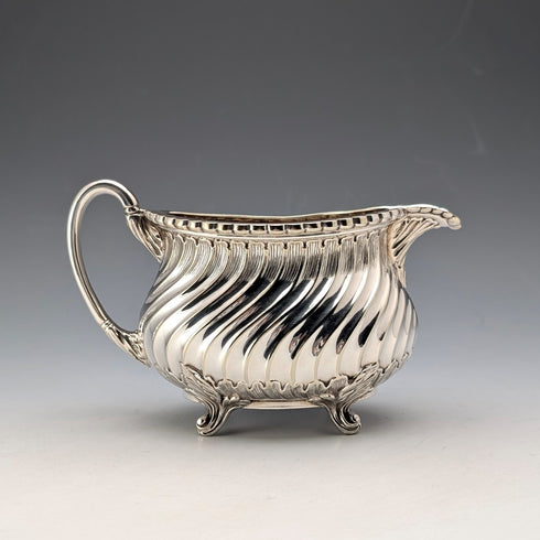 古董英國銀盤茶具,三件套,George Shadford Lee&Henry Wigfull